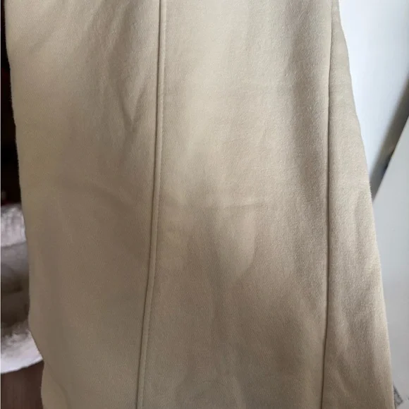 GAP Cream/light tan Wide-Leg Seamed Sweatpants - Picture 3 of 6